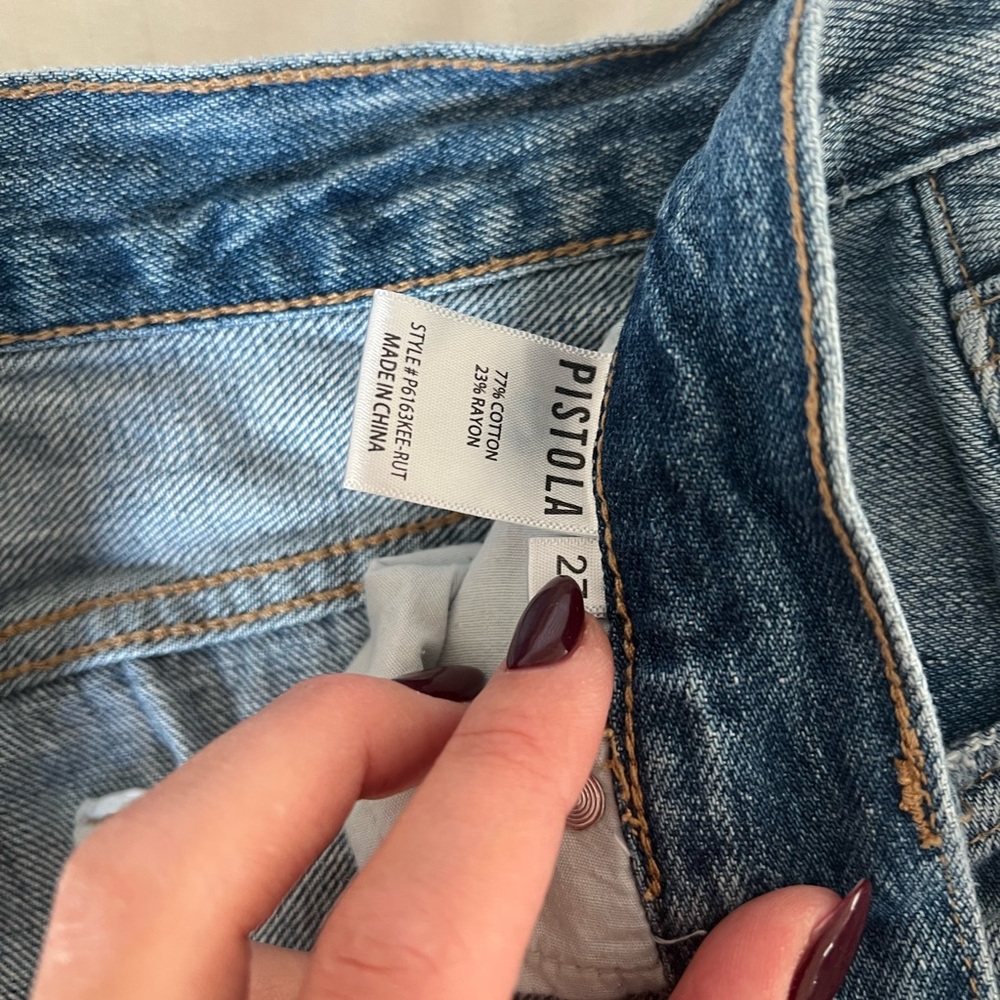 Pistola high rise jeans. Worn once